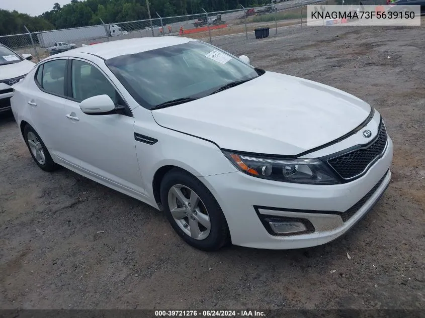 2015 Kia Optima Lx VIN: KNAGM4A73F5639150 Lot: 39721276