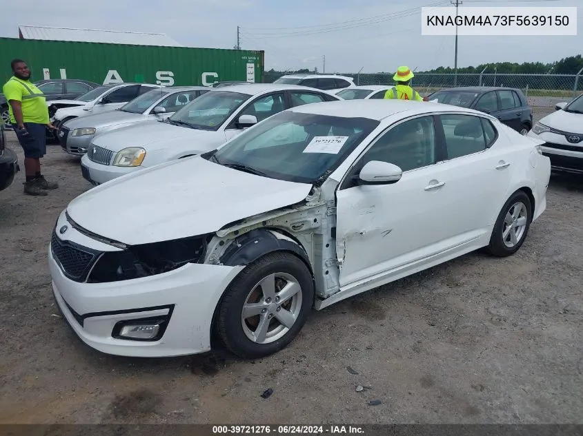 2015 Kia Optima Lx VIN: KNAGM4A73F5639150 Lot: 39721276