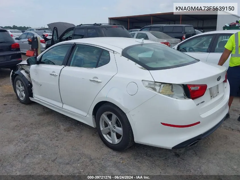 KNAGM4A73F5639150 2015 Kia Optima Lx