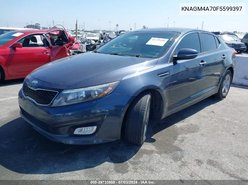 2015 Kia Optima Lx VIN: KNAGM4A70F5599397 Lot: 39733958