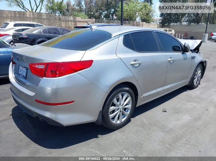 2015 Kia Optima Ex VIN: 5XXGN4A73FG358056 Lot: 39744022