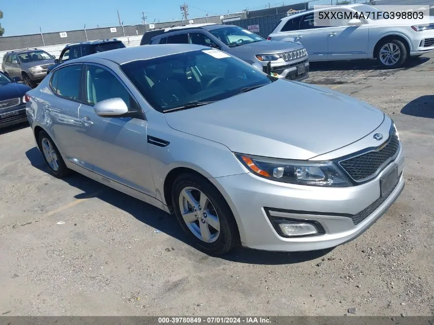 5XXGM4A71FG398803 2015 Kia Optima Lx