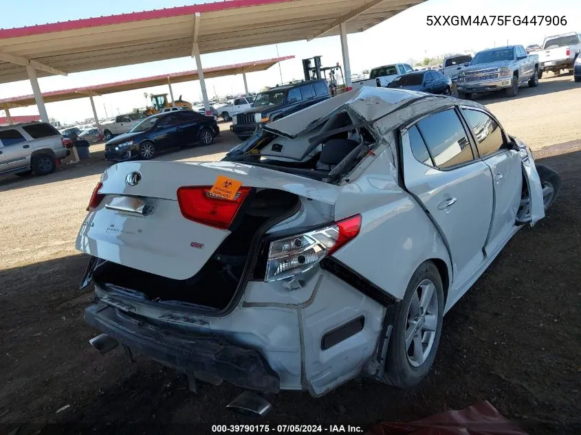 5XXGM4A75FG447906 2015 Kia Optima Lx