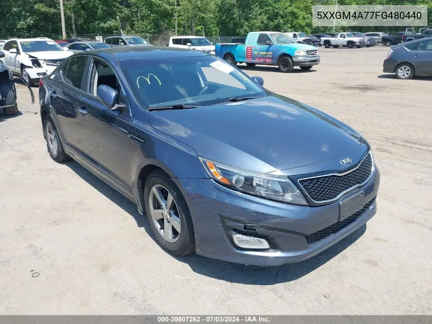 5XXGM4A77FG480440 2015 Kia Optima Lx