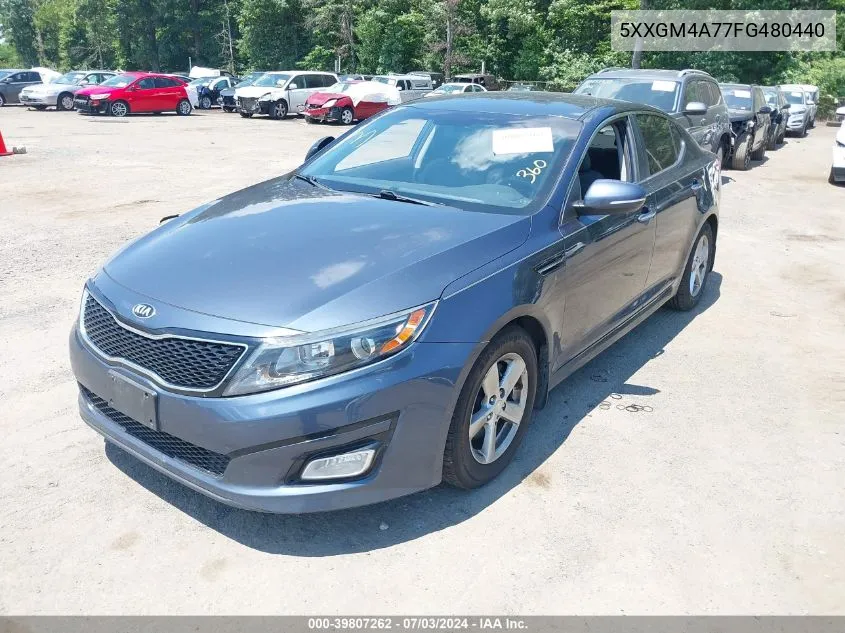 5XXGM4A77FG480440 2015 Kia Optima Lx