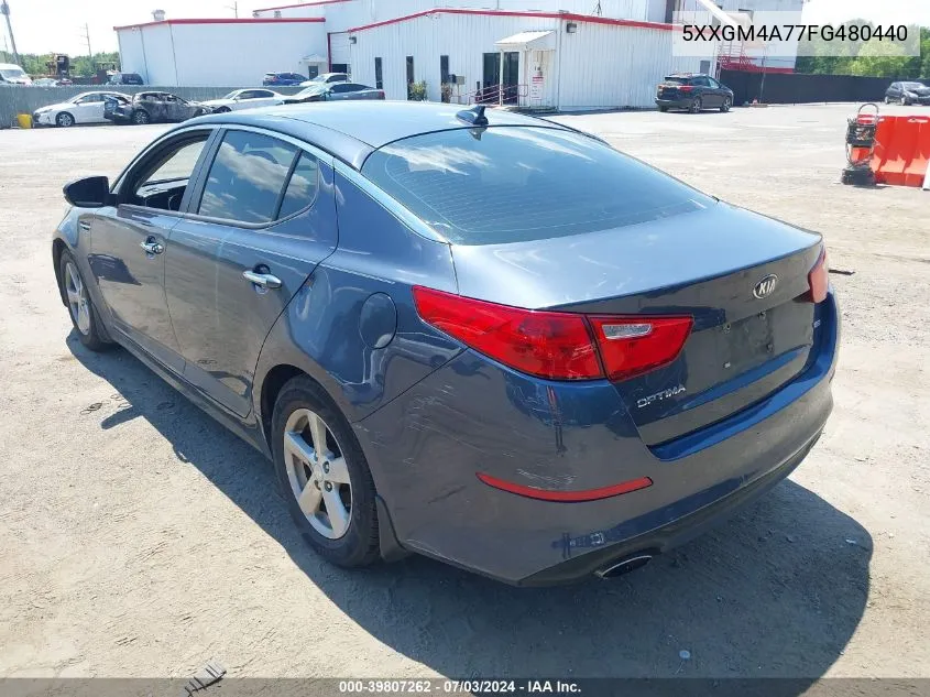 5XXGM4A77FG480440 2015 Kia Optima Lx