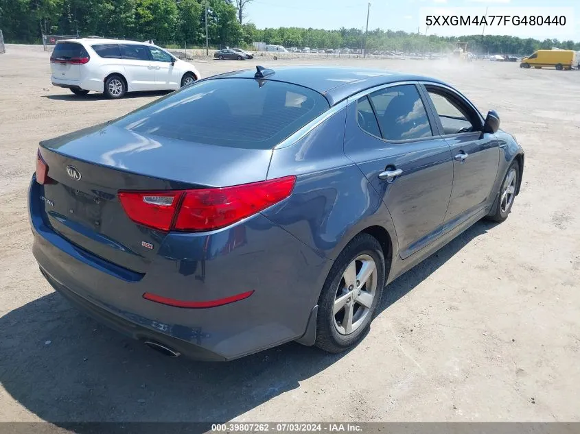 5XXGM4A77FG480440 2015 Kia Optima Lx