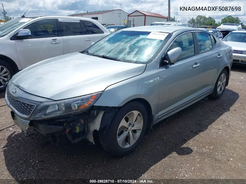 KNAGM4ADXF5087698 2015 Kia Optima Hybrid