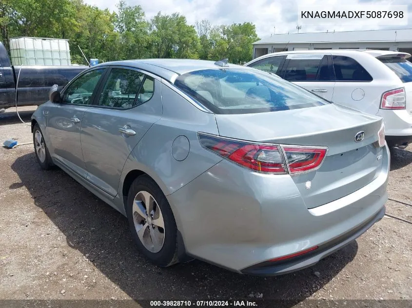 KNAGM4ADXF5087698 2015 Kia Optima Hybrid