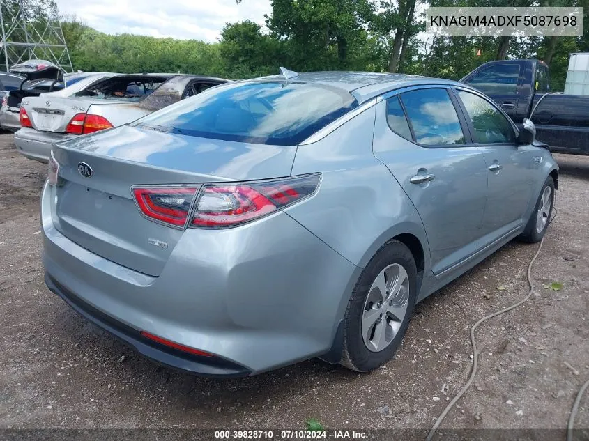 KNAGM4ADXF5087698 2015 Kia Optima Hybrid