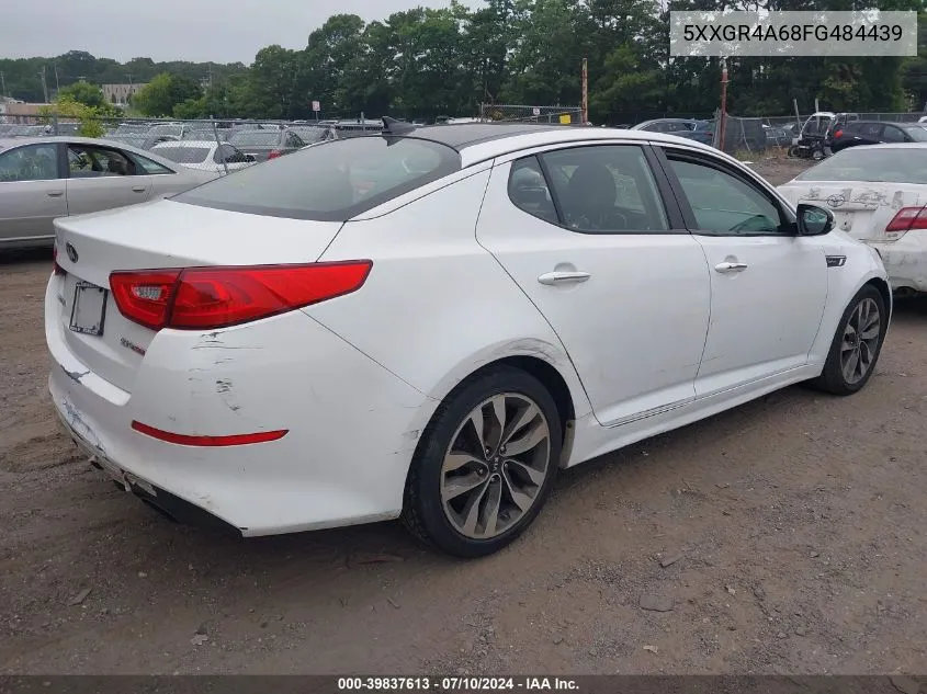 2015 Kia Optima Sx Turbo VIN: 5XXGR4A68FG484439 Lot: 39837613