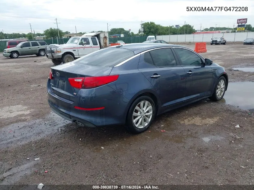 2015 Kia Optima Lx VIN: 5XXGM4A77FG472208 Lot: 39838739