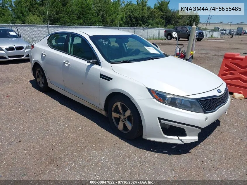 KNAGM4A74F5655485 2015 Kia Optima Lx