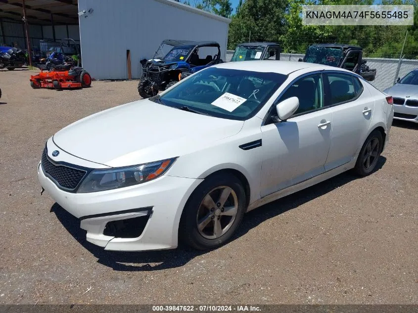 KNAGM4A74F5655485 2015 Kia Optima Lx