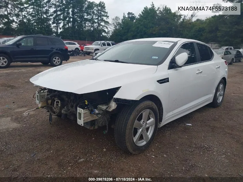 KNAGM4A74F5573188 2015 Kia Optima Lx