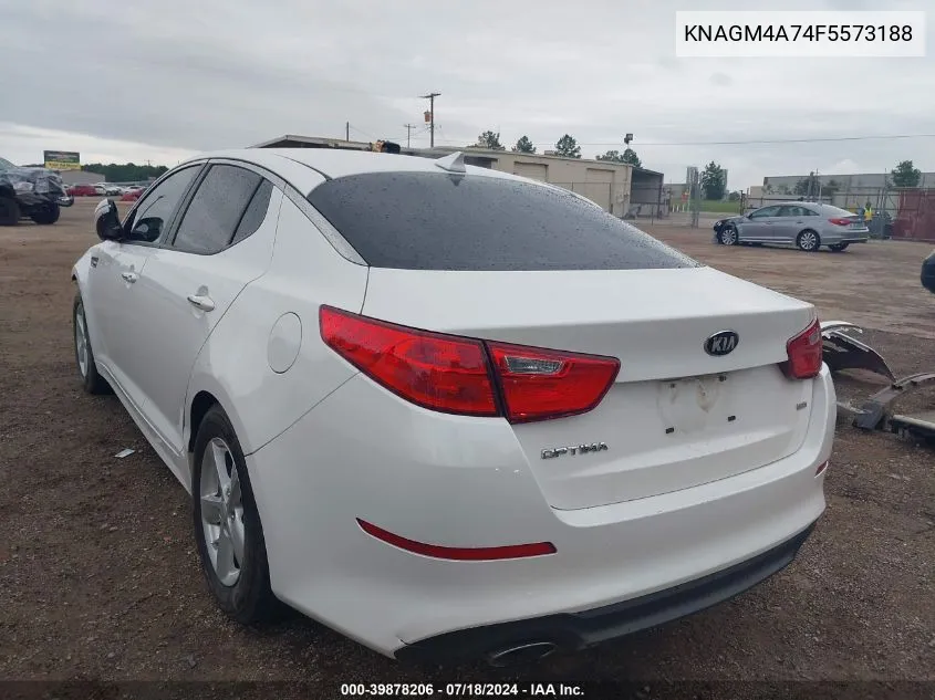 2015 Kia Optima Lx VIN: KNAGM4A74F5573188 Lot: 39878206