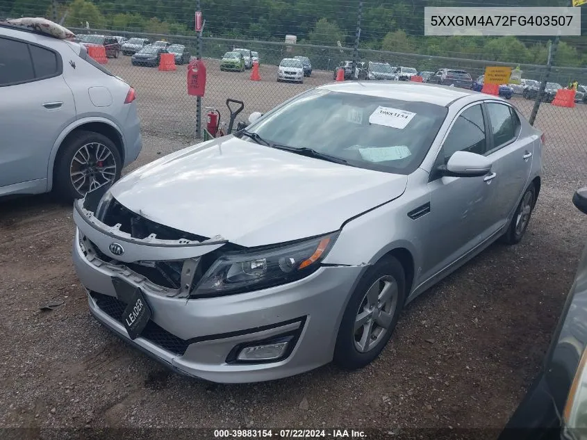 5XXGM4A72FG403507 2015 Kia Optima Lx