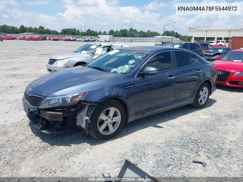 KNAGM4A78F5544972 2015 Kia Optima Lx