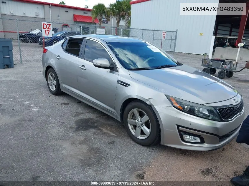 2015 Kia Optima Lx VIN: 5XXGM4A7XFG483350 Lot: 39889639