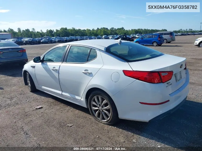 5XXGM4A76FG358782 2015 Kia Optima Lx