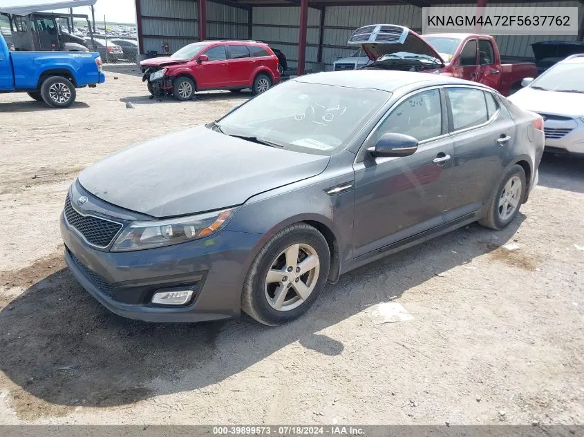 2015 Kia Optima Lx VIN: KNAGM4A72F5637762 Lot: 39899573