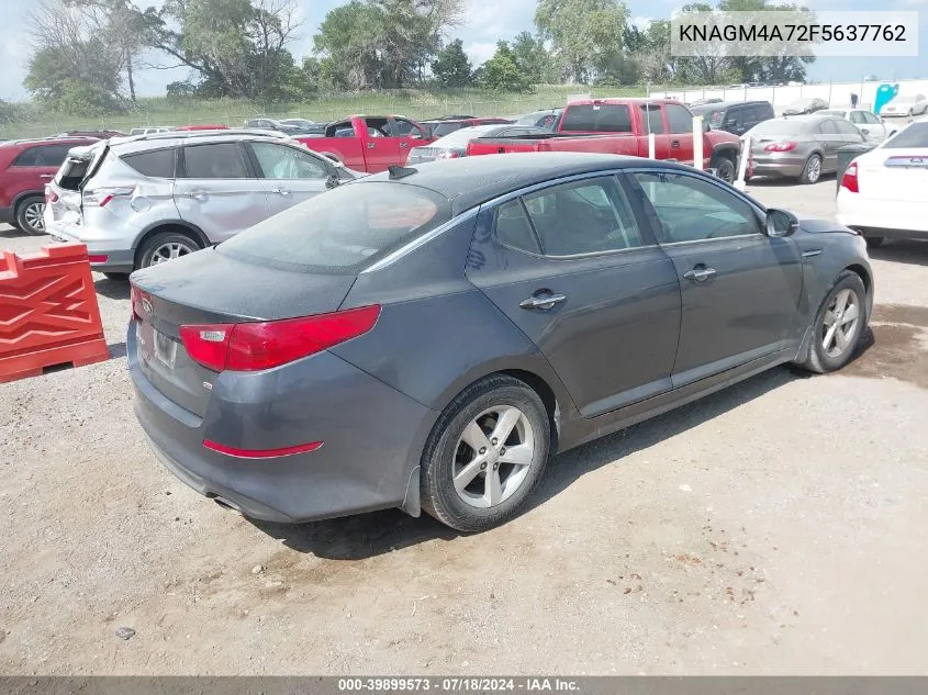 2015 Kia Optima Lx VIN: KNAGM4A72F5637762 Lot: 39899573