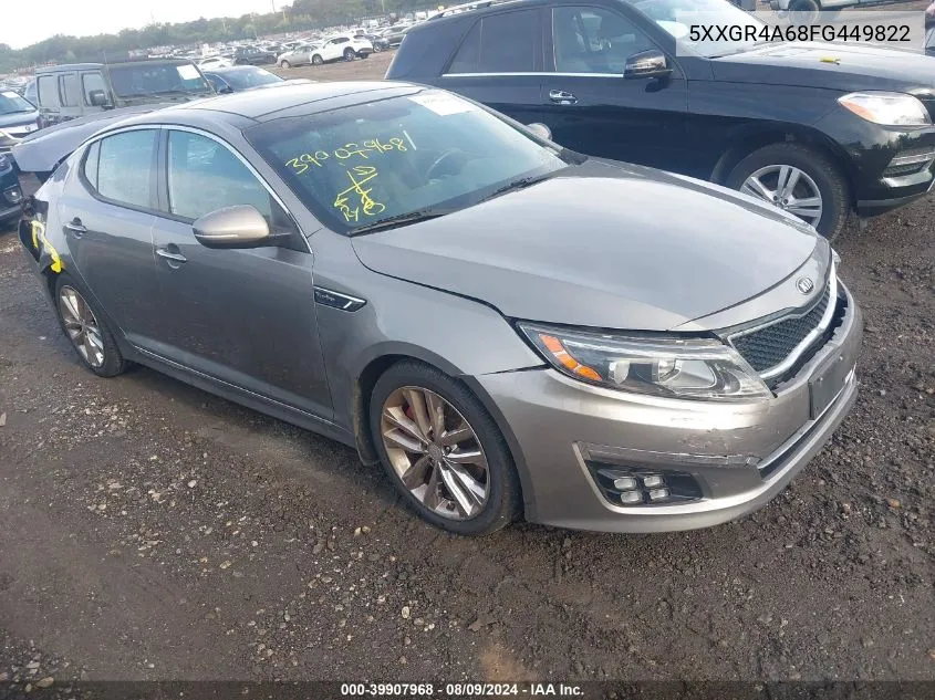 2015 Kia Optima Sxl Turbo VIN: 5XXGR4A68FG449822 Lot: 39907968