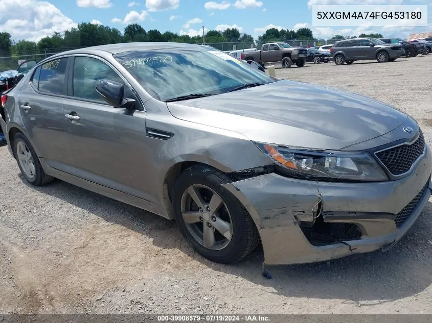 5XXGM4A74FG453180 2015 Kia Optima Lx