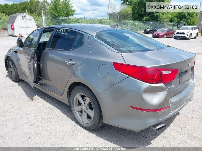 5XXGM4A74FG453180 2015 Kia Optima Lx