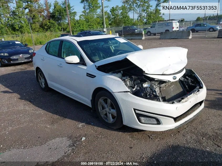 2015 Kia Optima Lx VIN: KNAGM4A73F5531353 Lot: 39919155