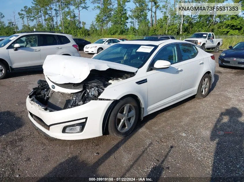 KNAGM4A73F5531353 2015 Kia Optima Lx