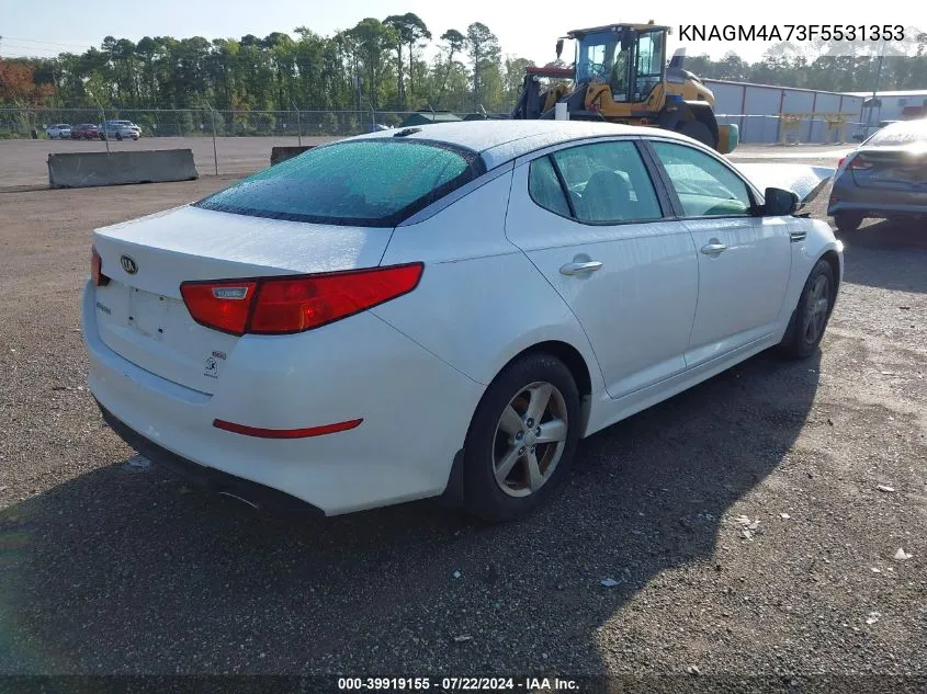 KNAGM4A73F5531353 2015 Kia Optima Lx