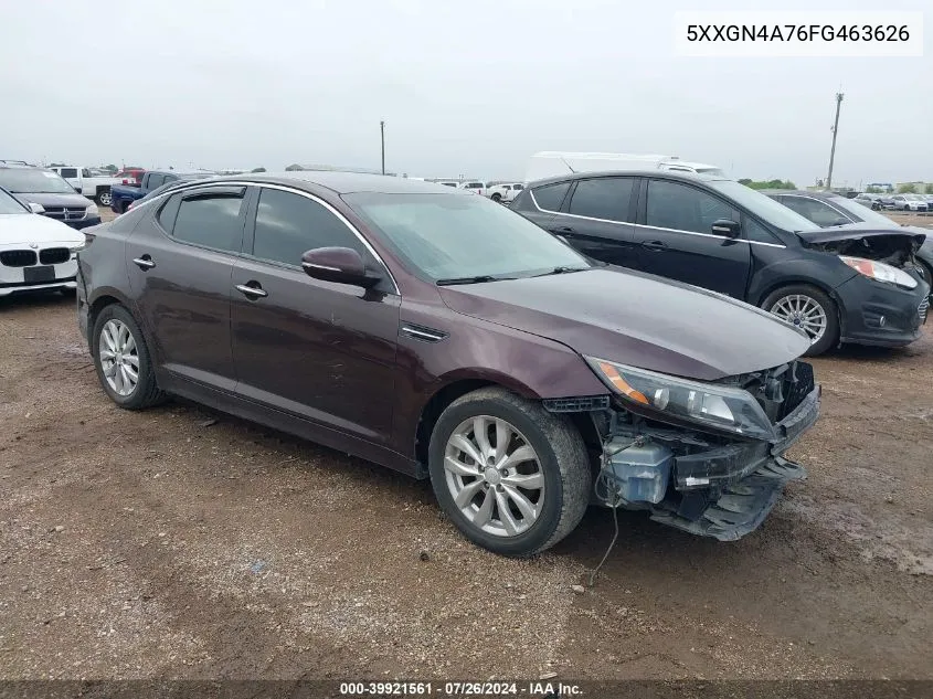 5XXGN4A76FG463626 2015 Kia Optima Ex