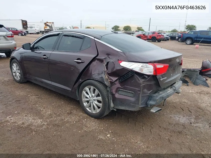 5XXGN4A76FG463626 2015 Kia Optima Ex