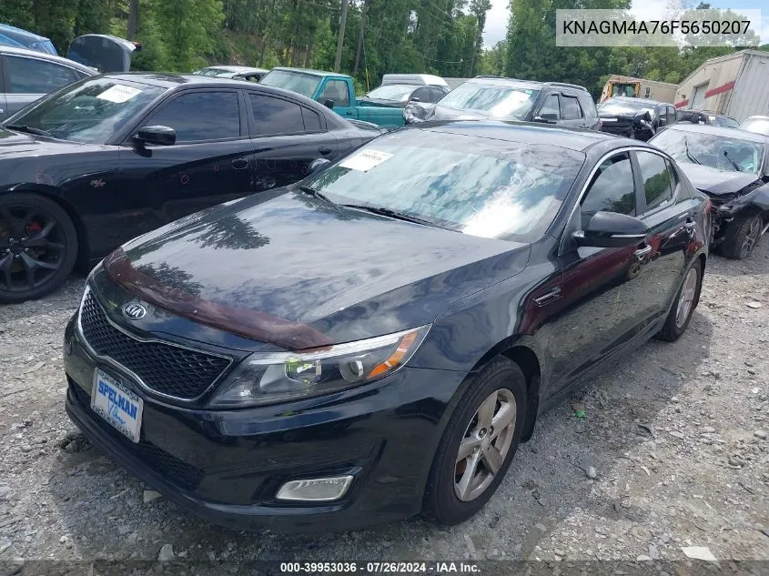 KNAGM4A76F5650207 2015 Kia Optima Lx