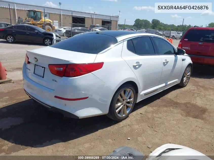 5XXGR4A64FG426876 2015 Kia Optima Sxl Turbo