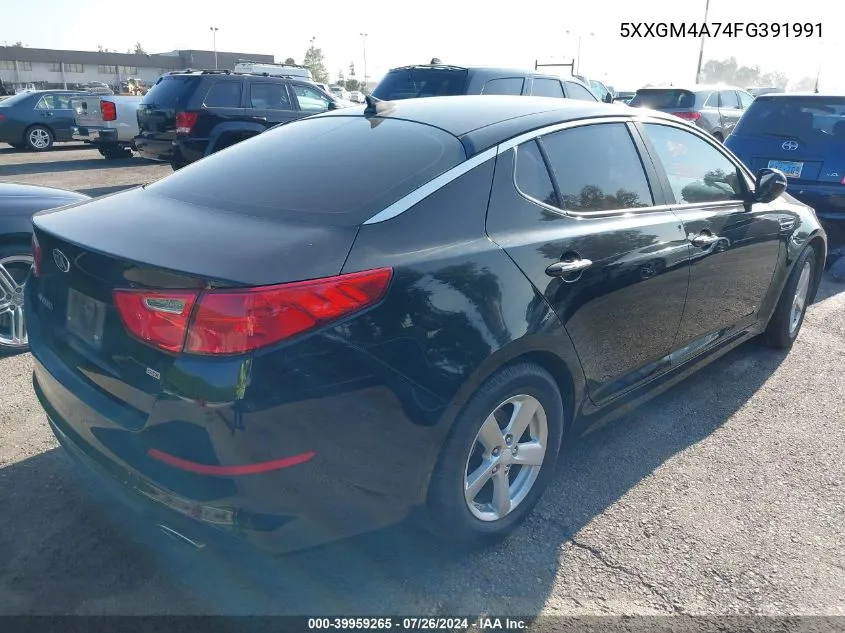 5XXGM4A74FG391991 2015 Kia Optima Lx