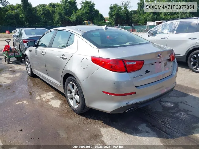 5XXGM4A71FG377854 2015 Kia Optima Lx