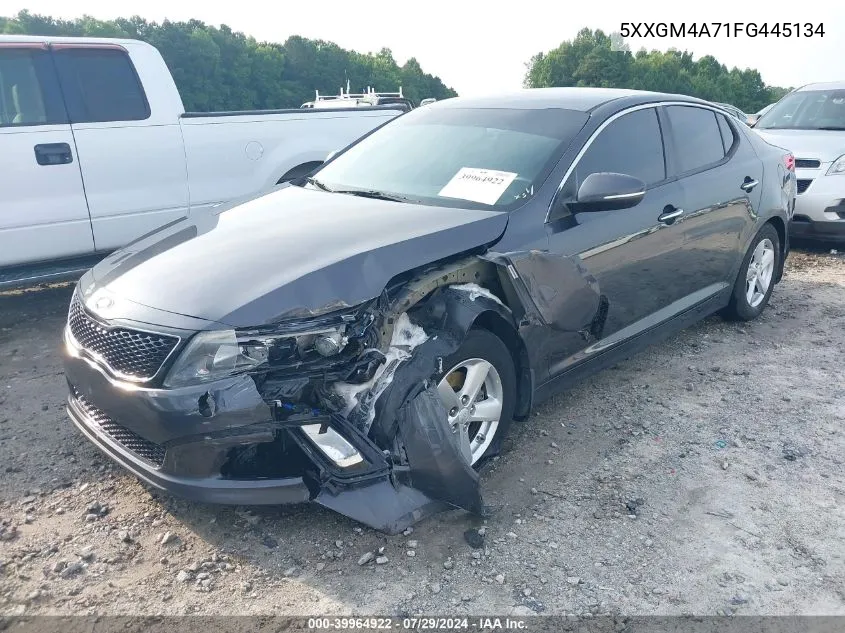 5XXGM4A71FG445134 2015 Kia Optima Lx