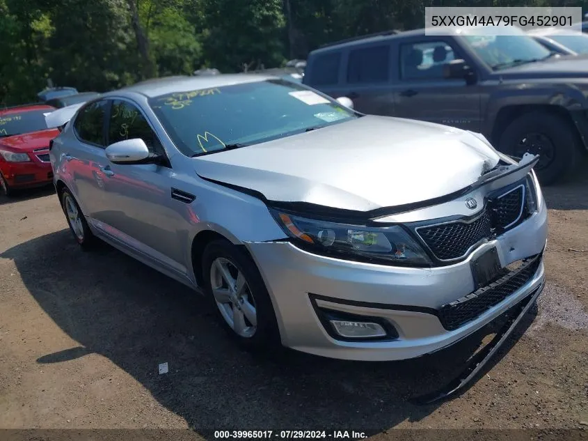 2015 Kia Optima Lx VIN: 5XXGM4A79FG452901 Lot: 39965017