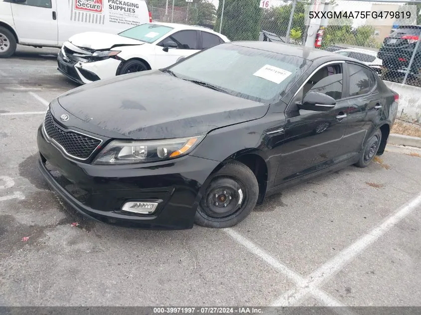 2015 Kia Optima Lx VIN: 5XXGM4A75FG479819 Lot: 39971997