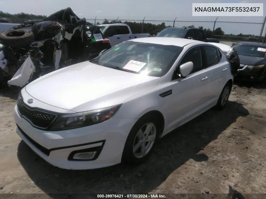 KNAGM4A73F5532437 2015 Kia Optima Lx