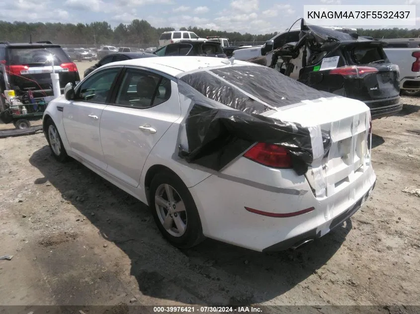 KNAGM4A73F5532437 2015 Kia Optima Lx