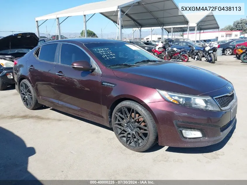 5XXGM4A72FG438113 2015 Kia Optima Lx