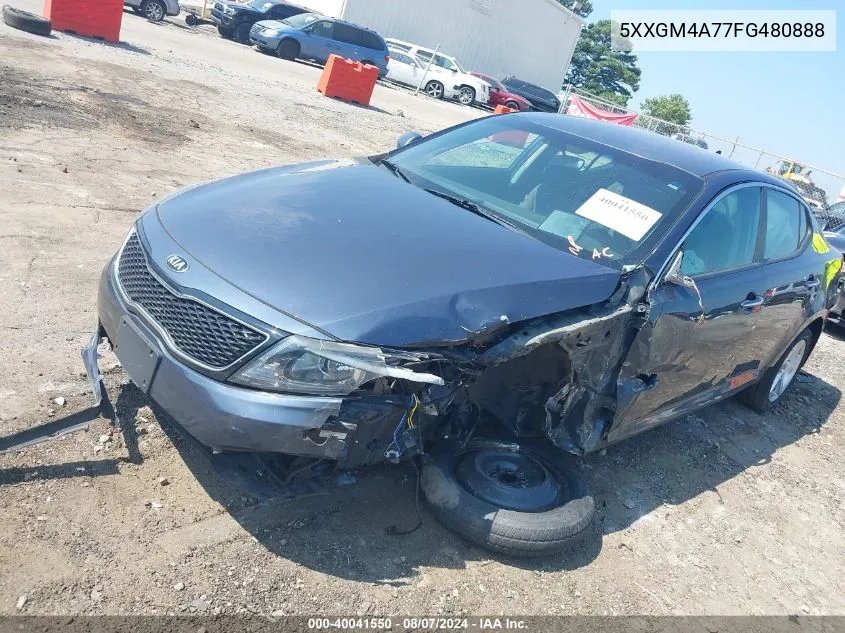 2015 Kia Optima Lx VIN: 5XXGM4A77FG480888 Lot: 40041550