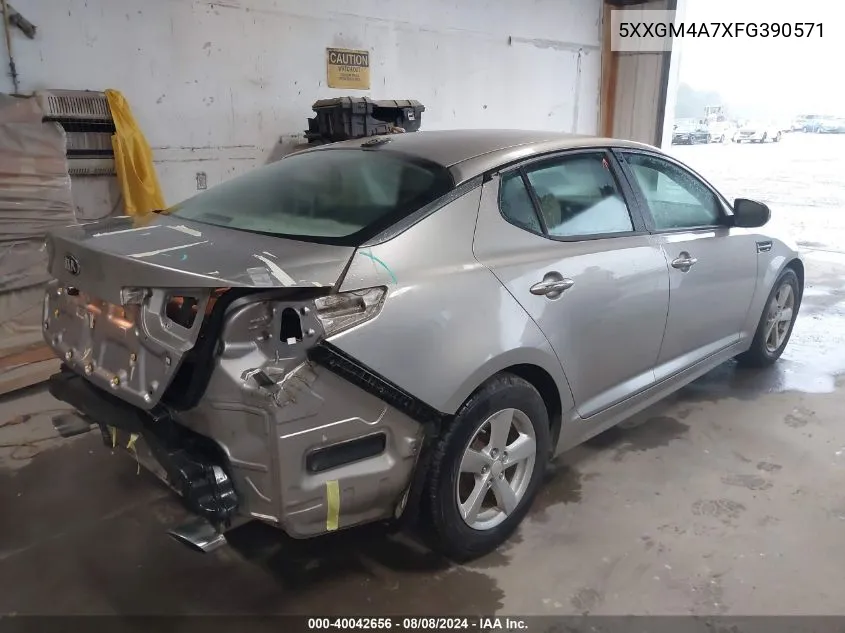 5XXGM4A7XFG390571 2015 Kia Optima Lx