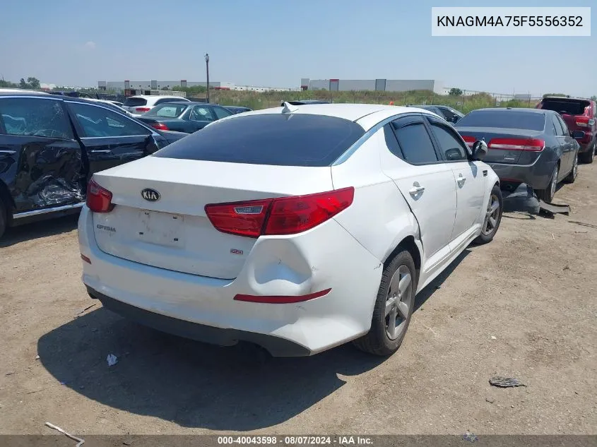 KNAGM4A75F5556352 2015 Kia Optima Lx