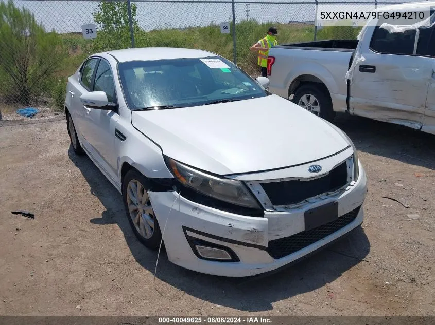 2015 Kia Optima Ex VIN: 5XXGN4A79FG494210 Lot: 40049625