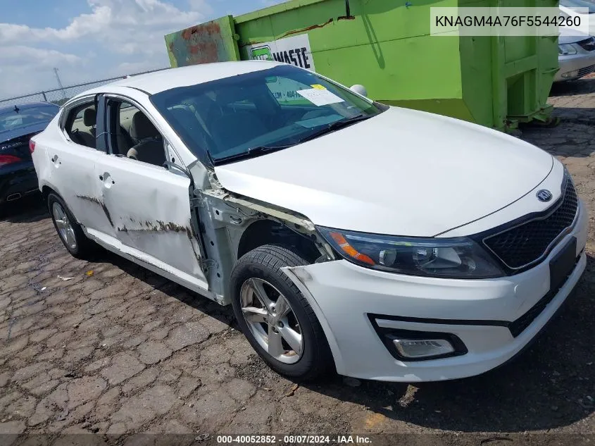 2015 Kia Optima Lx VIN: KNAGM4A76F5544260 Lot: 40052852