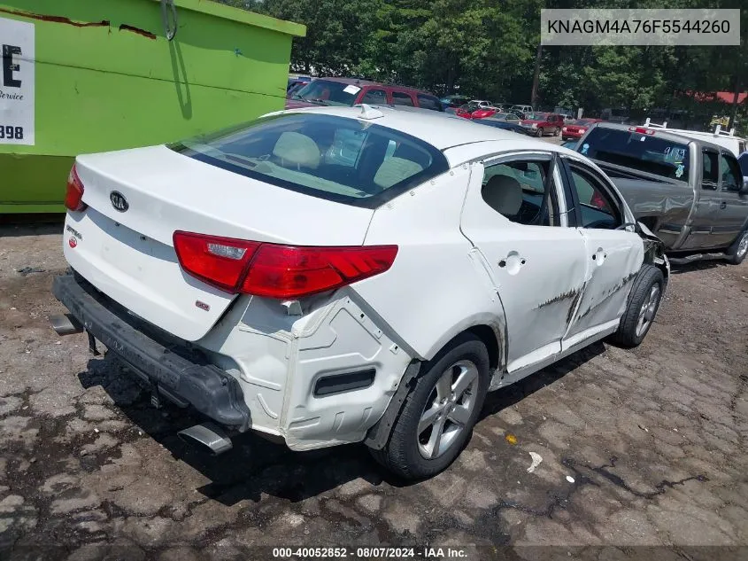 KNAGM4A76F5544260 2015 Kia Optima Lx